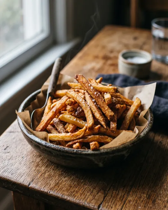 Papas fritas doble cocción